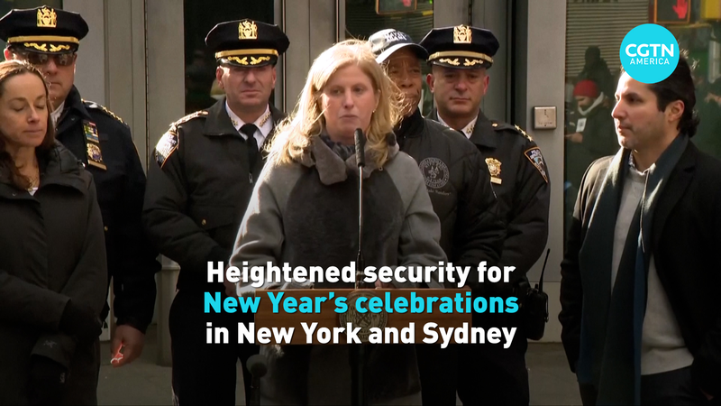 TWQLUHYPKB03B3RX83P1 - Namaste Headlines NYE 2026: Tight Security in New York and Sydney 🎉🚨 video poster