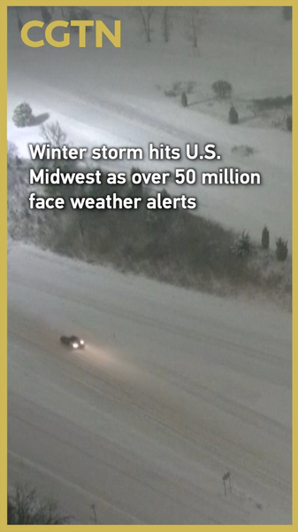 U_S__Midwest_Winter_Storm_Puts_50M__under_Weather_Alerts video poster
