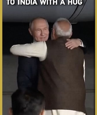 Modi’s Warm Hug for Putin Shakes Up Diplomatic Protocol video poster