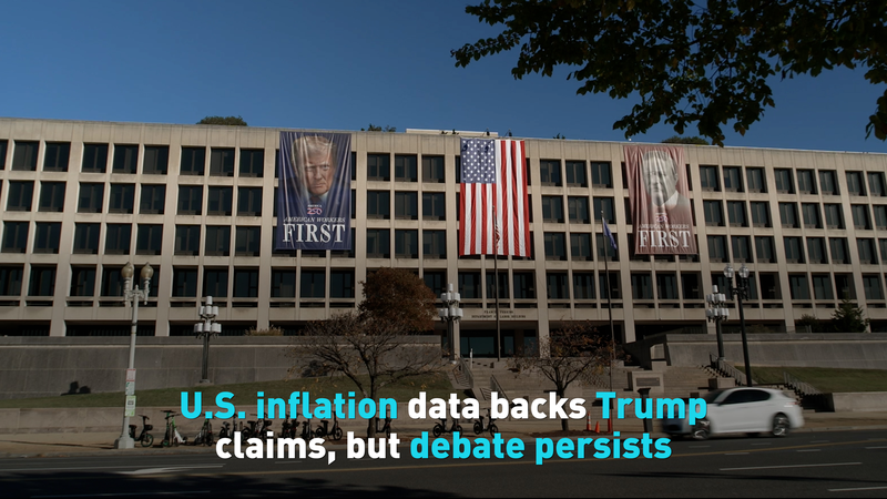 US Inflation Eases, Fueling Debate Over Trump’s Economic Claims video poster
