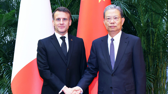 Zhao_Leji_Meets_Macron_in_Beijing_to_Boost_China_France_Cooperation - Namaste Headlines Zhao_Leji_Meets_Macron_in_Beijing_to_Boost_China_France_Cooperation