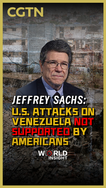 163BGT9I3M72QFIUAVB9 - Namaste Headlines Jeffrey Sachs: Americans Don’t Back US Strikes on Venezuela video poster