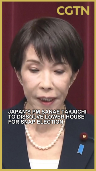 Snap Election Called: Japan’s PM Takaichi Dissolves Lower House video poster