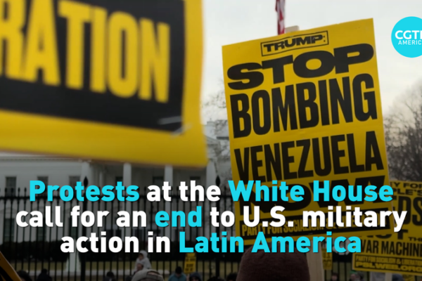 ‘No War’ Protests Call to End US Action in Latin America video poster