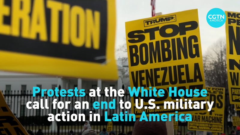 ‘No War’ Protests Call to End US Action in Latin America video poster