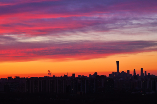 Beijing’s Stunning Morning Glow and Record-Clean Air