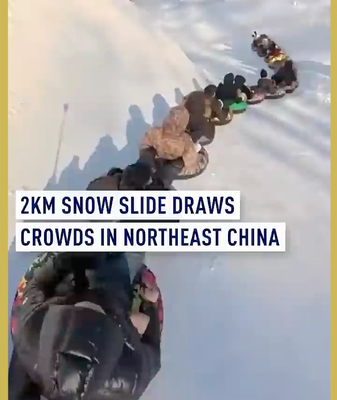 2km_Snow_Snake_Slide_in_Fushun_Wows_Winter_Thrill_Seekers video poster