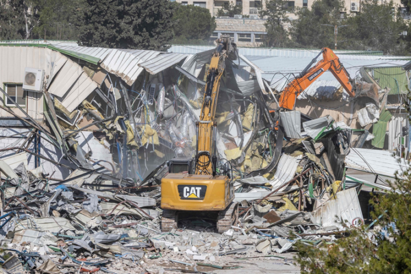 Israel’s Bulldozers Razed UNRWA Site in East Jerusalem, Sparking Outcry