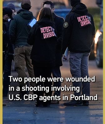 CBP Agents Shoot, Wound Two in Portland Vehicle Stop 🚨 video poster
