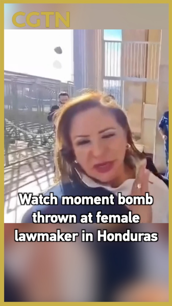 Bomb_Thrown_at_Honduran_Lawmaker_During_Media_Interview video poster