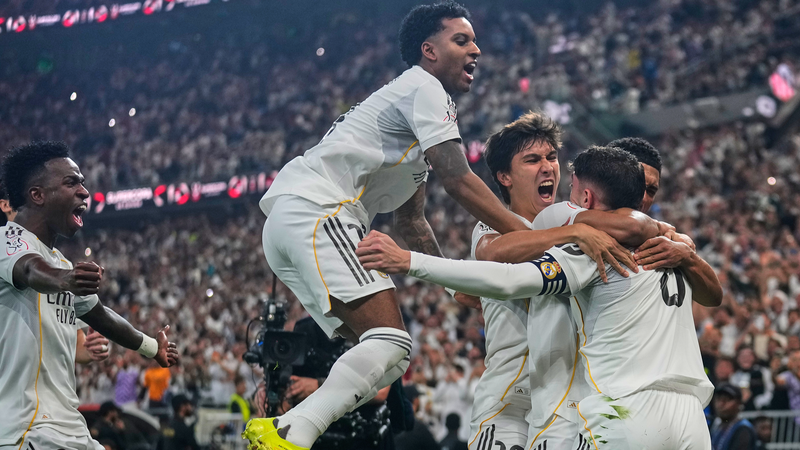 Valverde & Rodrygo Fire Real Madrid to 2-1 Win over Atlético in Super Cup Semis 🔥