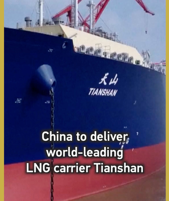 China_s_New_LNG_Carrier_Tianshan_to_Debut_This_Month video poster