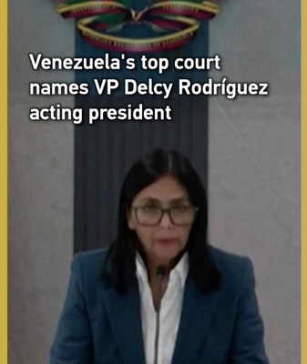 Venezuela’s Court Appoints Delcy Rodríguez as Acting President video poster