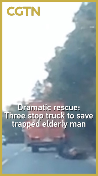 Dramatic_Roadside_Rescue__Motorists_Save_Elderly_Man_from_Under_Truck video poster
