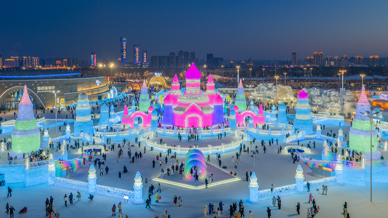 Inside Harbin Ice-Snow World, the World’s Largest Winter Theme Park video poster