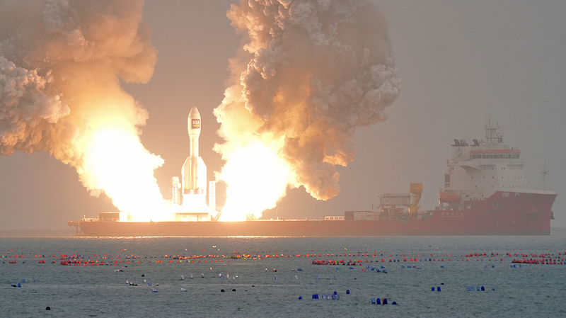 China's First Offshore Liquid Rocket Test Platform Nears Launch 🚀