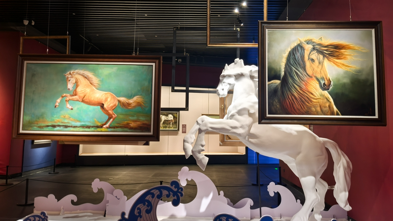 Galloping_into_Spring__Horse_themed_Art_Exhibition_in_Shenyang - Namaste Headlines Galloping_into_Spring__Horse_themed_Art_Exhibition_in_Shenyang