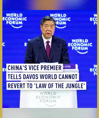 Davos 2026: China’s Vice Premier Urges Against ‘Law of the Jungle’ video poster