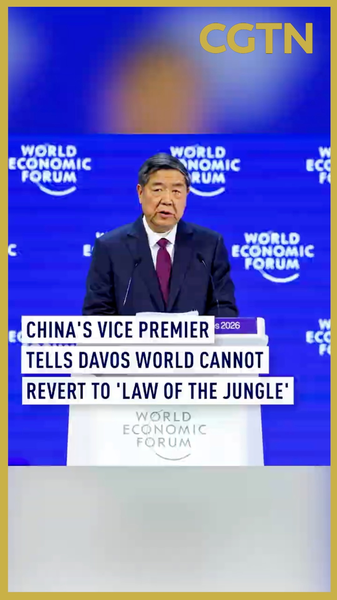 Davos 2026: China’s Vice Premier Urges Against ‘Law of the Jungle’ video poster