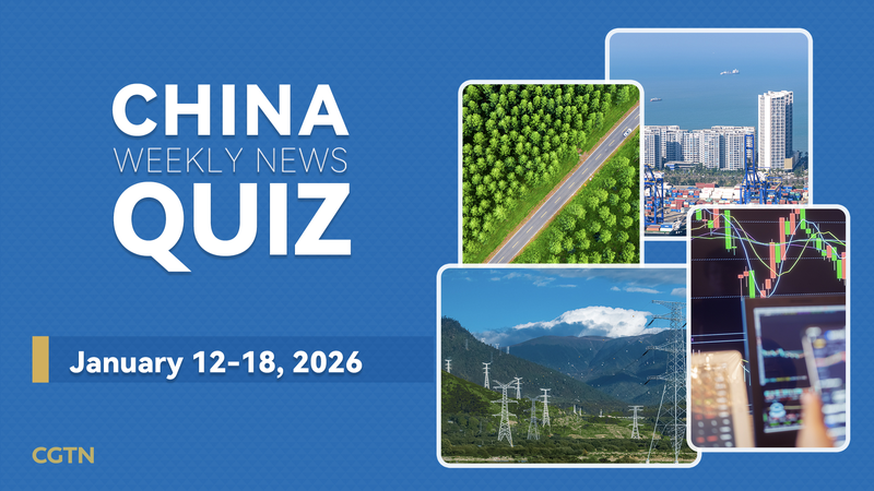 China Weekly News Quiz: Jan 12–18, 2026