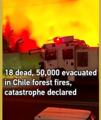 Sudden_Chile_Wildfires_Kill_18__Evacuate_50_000_as_Catastrophe_Declared video poster