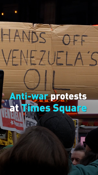 Times_Square_Lights_Up_with__NoWarOnVenezuela_Rally video poster