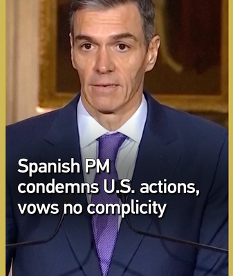 Spain’s Sánchez Slams US Strikes, Vows No Complicity video poster