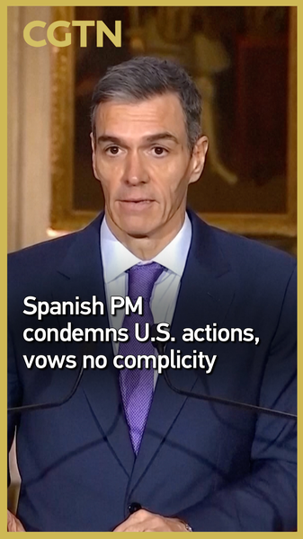 VG4IB6XRZZF9QKRDDEO2 - Namaste Headlines Spain’s Sánchez Slams US Strikes, Vows No Complicity video poster