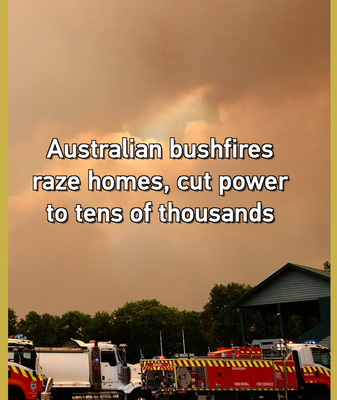 Australia's Heatwave Fuels Bushfires, 38k Lose Power ⚡🔥 video poster